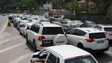 ترافیک سنگین در برخی از محورهای منتهی به شمال کشور